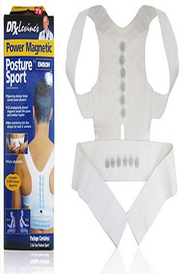 Generic Power Magnetic Posture Sport Back Support Strap Postural Correction Belt - Image 2