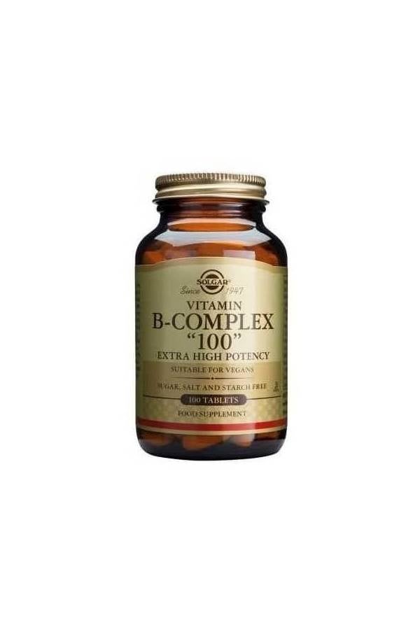 Solgar B-Complex "100", 100 Tablets - Image 1