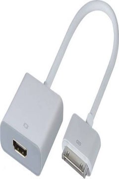 Dock Connector HDMI 1080P Câble AV HDTV Adapter for iPhone 4 4s iPad 2 3 White
