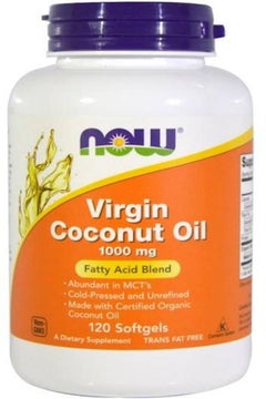 Now Foods , Virgin Coconut Oil, 1000 Mg, 120 Softgels  - Image 1