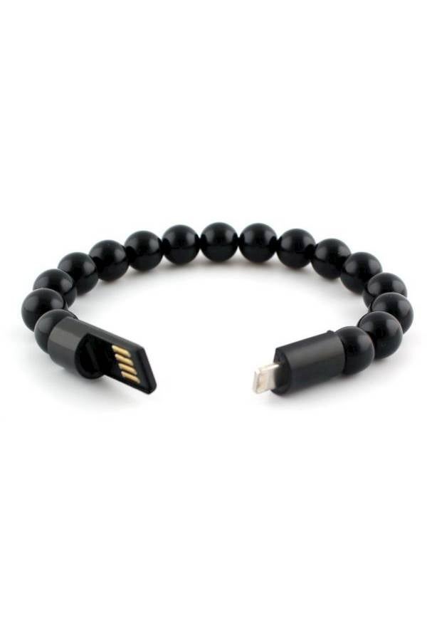 Bracelet Charging Cable Data Magnetic Line For Iphone 5/5C/5S/6 Black  - Image 4
