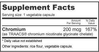 Solgar Chromium Picolinate 500 Mcg - 120 Capsules - Image 3