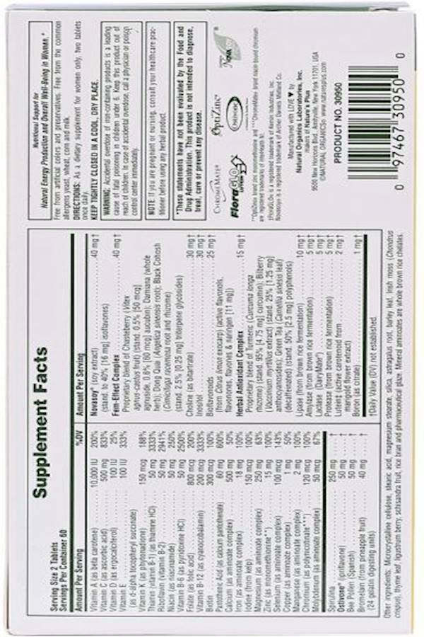 ناتشرز بلاس مكملات سورس أوف لايف المكونة من الفيتامينات المتعددة والمعادن - 120 قرصاً - Image 3