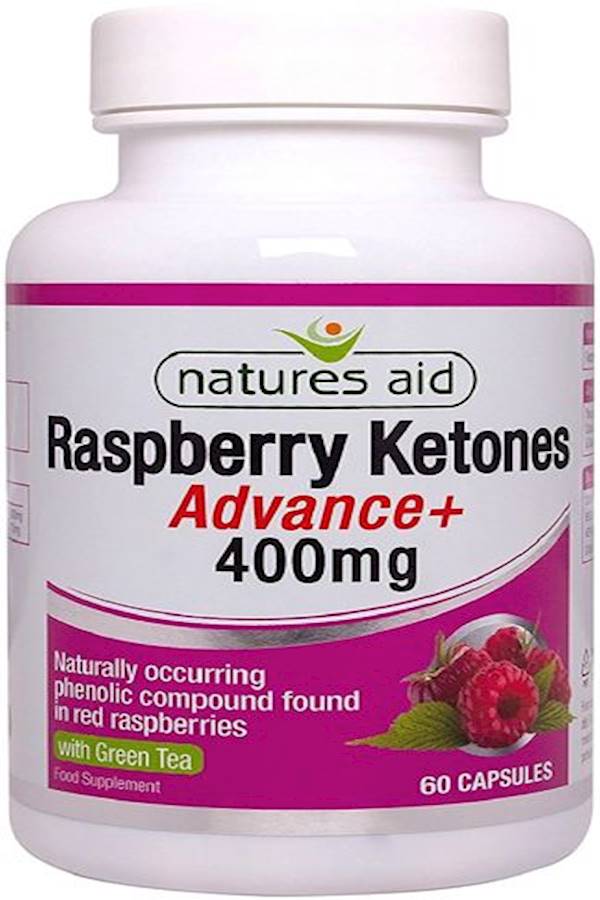 Natures Aid Raspberry Ketones Advance - 60 Capsules - Image 1