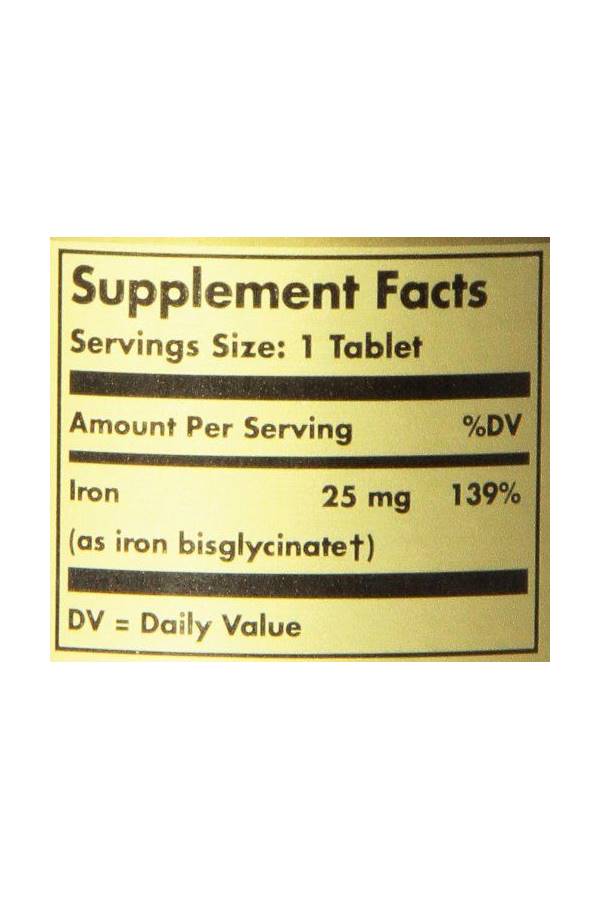 Solgar Chelated Iron - 100 Tablets - Image 5