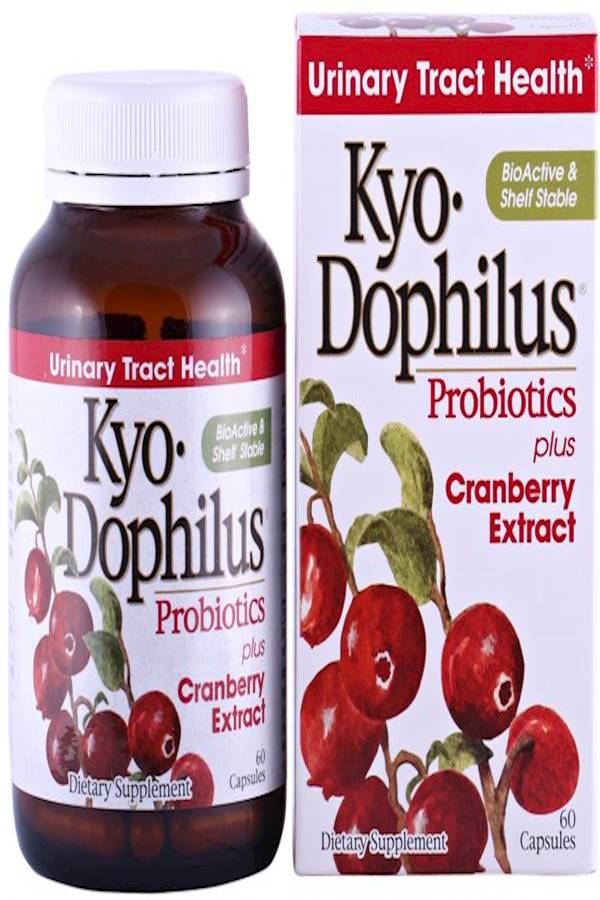 kyolic Dophilus Probiotics Plus Cranberry Extract 60 Capsules - Image 1