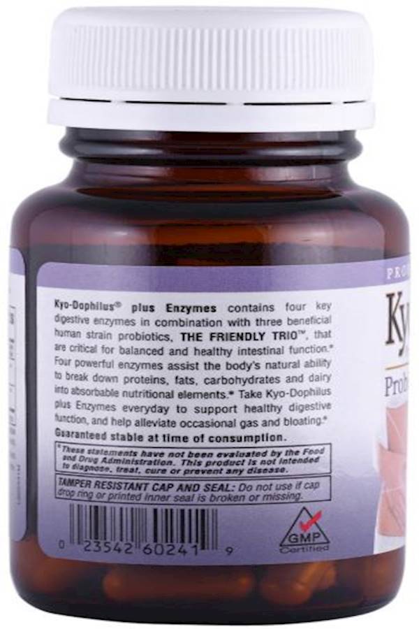 kyolic - Kyo, Dophilus Probiotic Plus Enzymes 60 Caps - Image 1