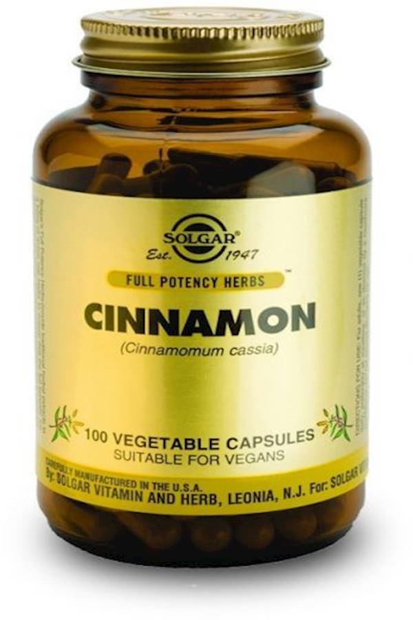 Solgar Cinnamon-100 Capsules - Image 1