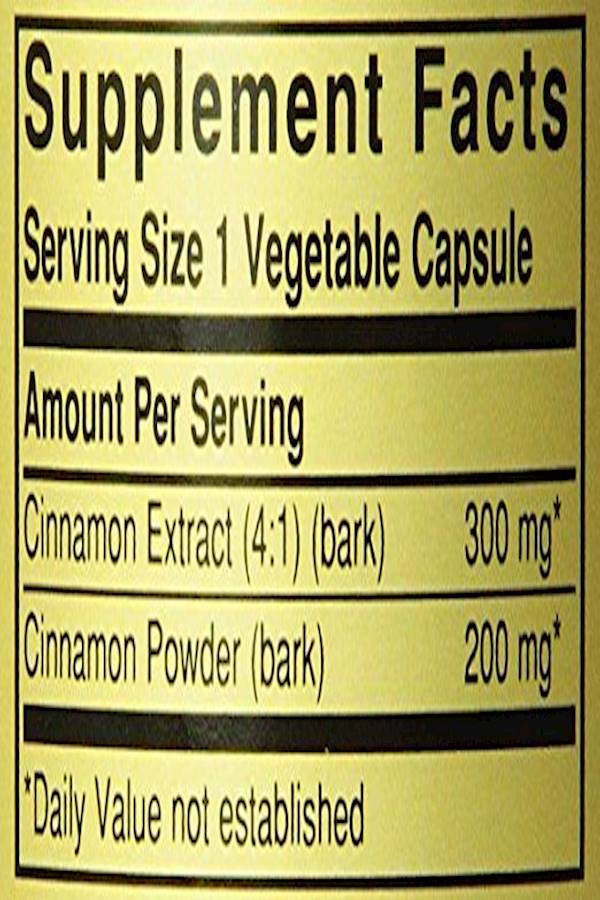 Solgar Cinnamon-100 Capsules - Image 5