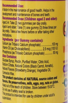 Purever Pack Of 60 Calcium With Vitamin D3 Pectin Base Gummies  - Image 3