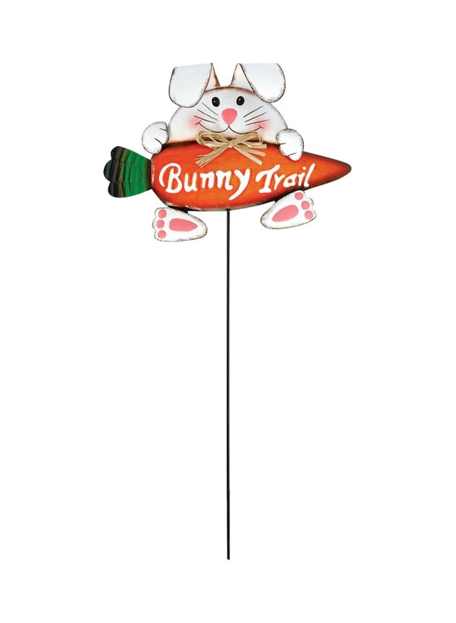 Amscan Rabbit With Carrot Metal Yard Stake 27