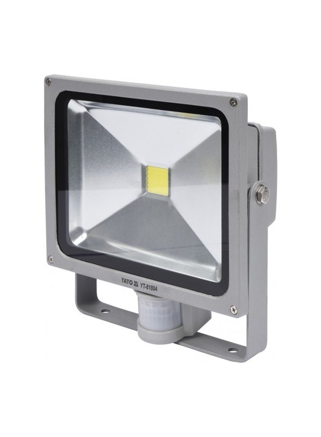 Yato LED Floodlight With PIR Sensor Grey - Image 1