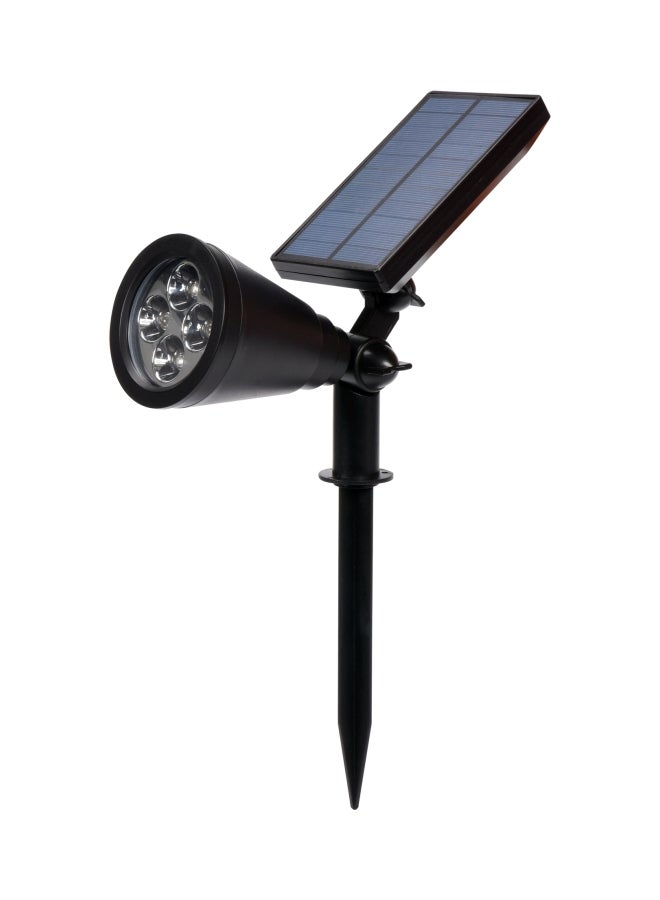 ياتو مصباح LED للحديقة يعمل بالطاقة الشمسية أسود 