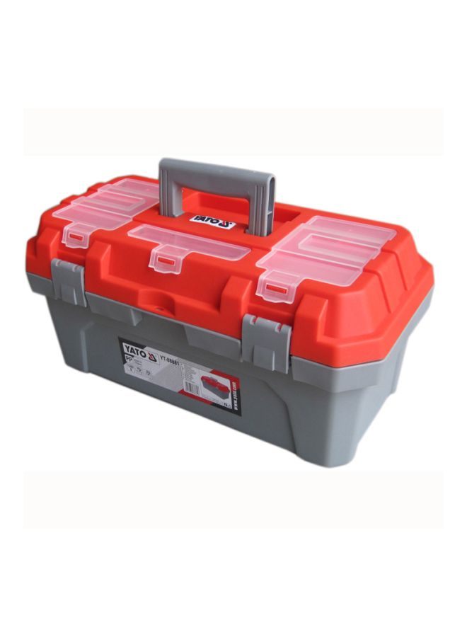 Yato Plastic Tool Box Orange/Grey 