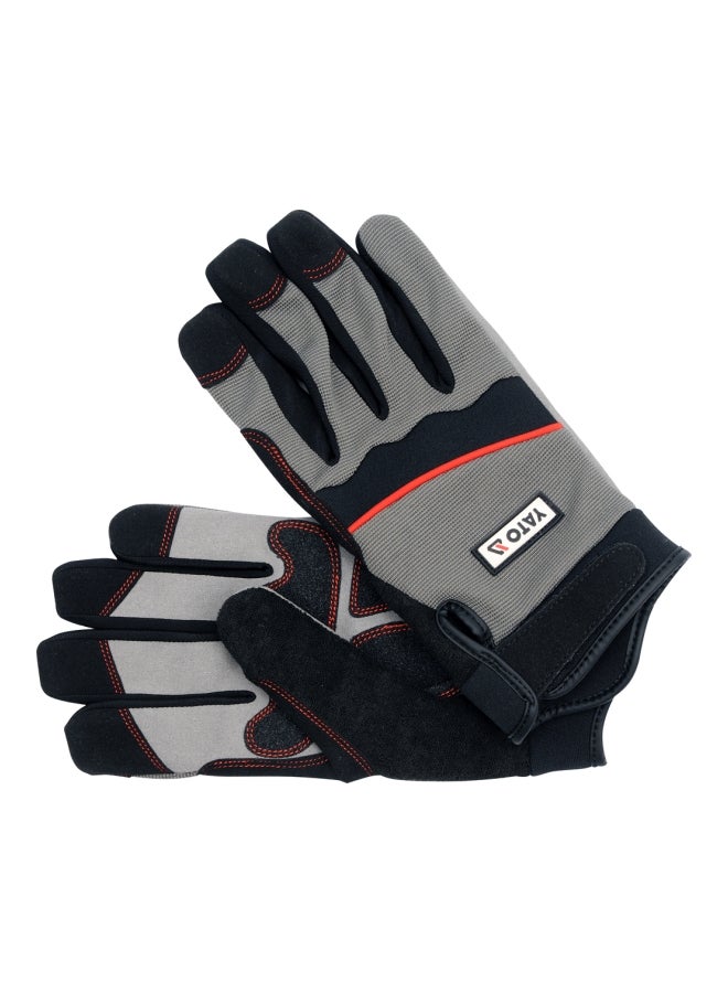 Yato Working Gloves Black/Grey