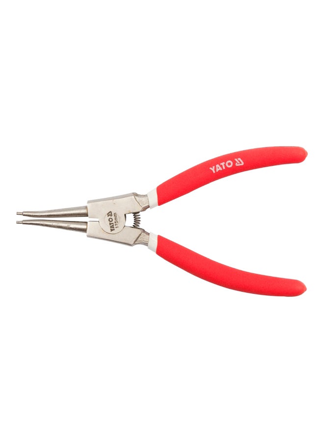 Yato External Straight Nose Circlip Pliers Red/Silver 13inch