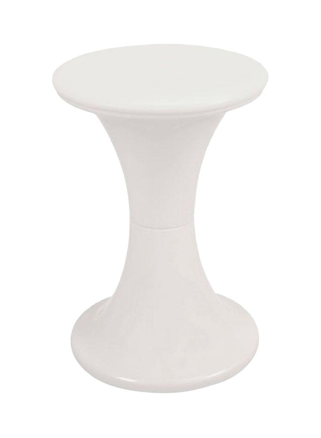 Cosmoplast Round Stool White 