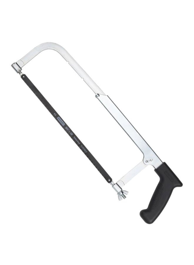 Stanley Adjustable Hacksaw Frame Silver/Black 12inch