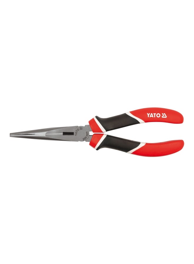Yato Long Nose Pliers Red/Black/Silver