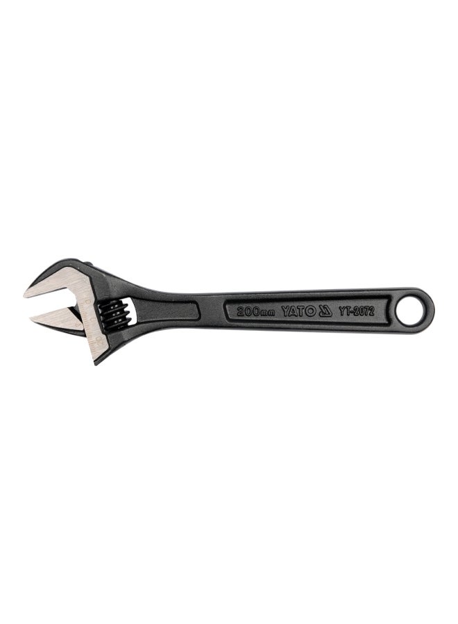 Yato Adjustable Wrench Black