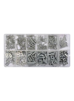Yato 347-Piece Self-Tapping Screw Set Silver 