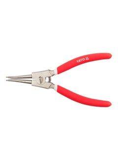 Yato External Straight Nose Circlip Plier Silver/Red 