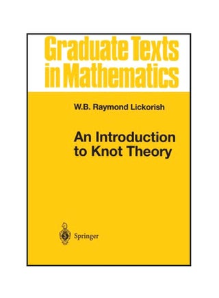 Introduction To Knot Theory: Graduate Texts In Mathematics paperback english - 12 Oct 2012 - v1555529945/N23725029A_1