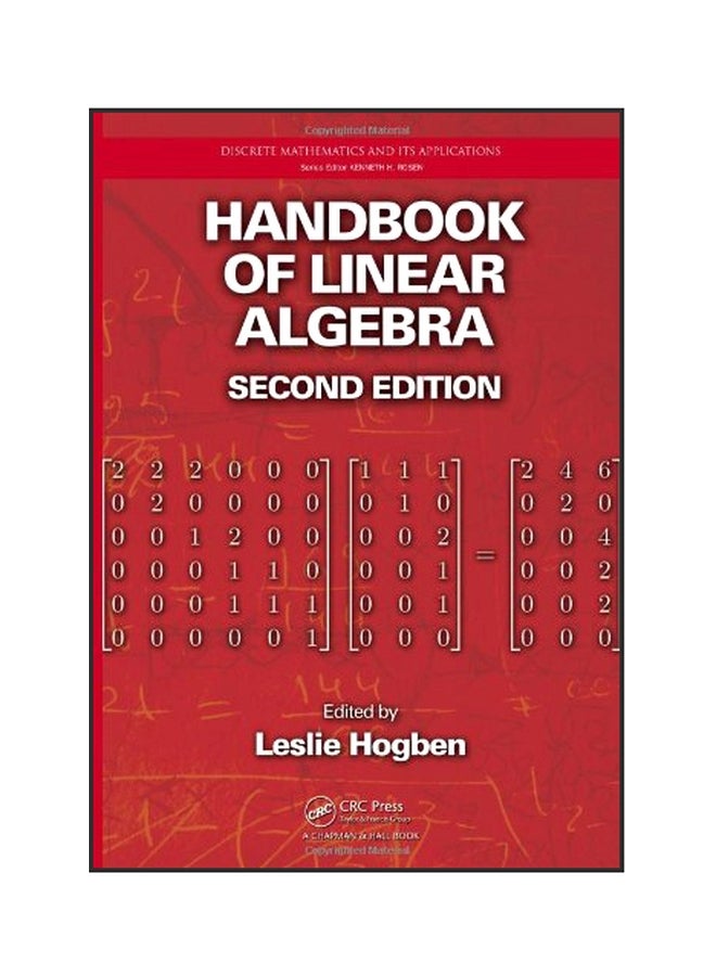 Handbook Of Linear Algebra: Discrete Mathematics And Its Applications hardcover english - 15 Jan 2014 