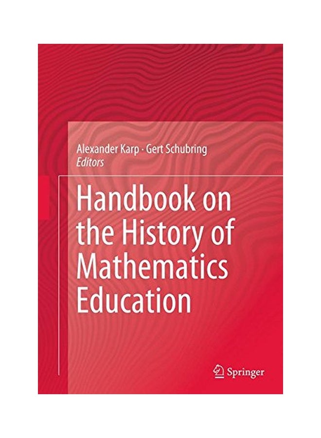 Handbook On The History Of Mathematics Education paperback english - 23 Aug 2016