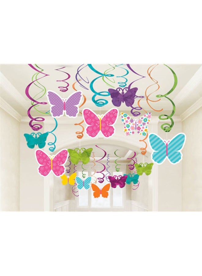 Amscan 30-Piece Spring Swirl Mega Value Set
