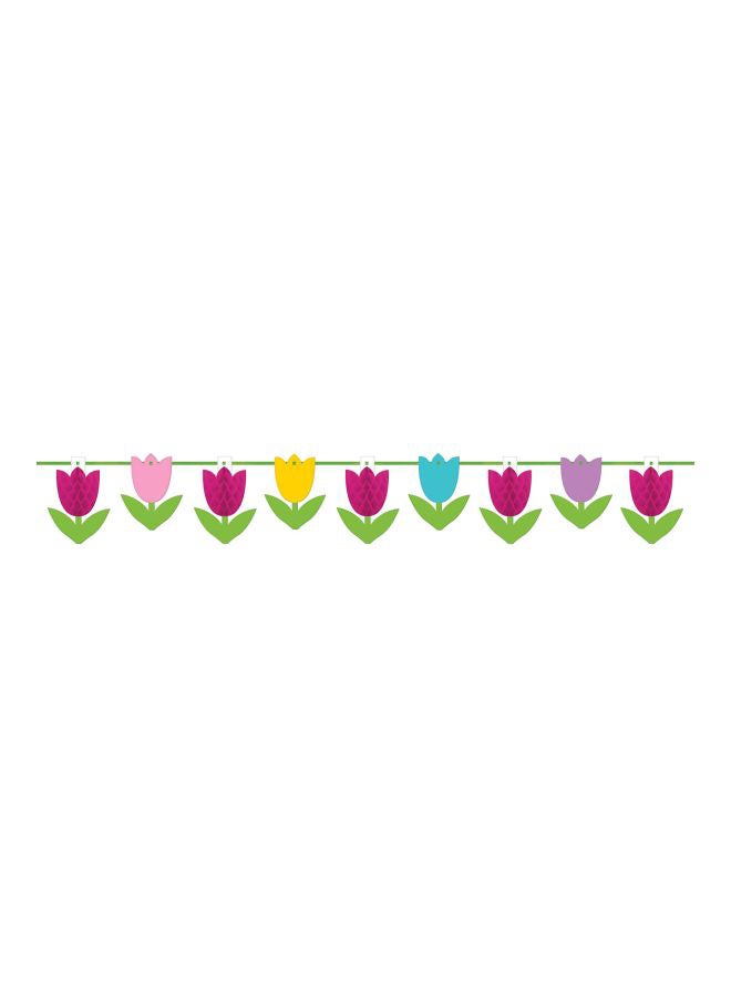 Amscan Tulip Honeycomb Garland 10feet