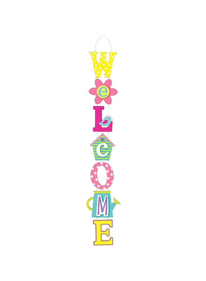 Amscan Spring Welcome Sign