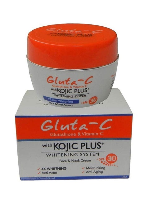 Ardent Gluta-C Glutathione & Vitamin C With Kojic Plus+ Whitening System Face & Neck Cream