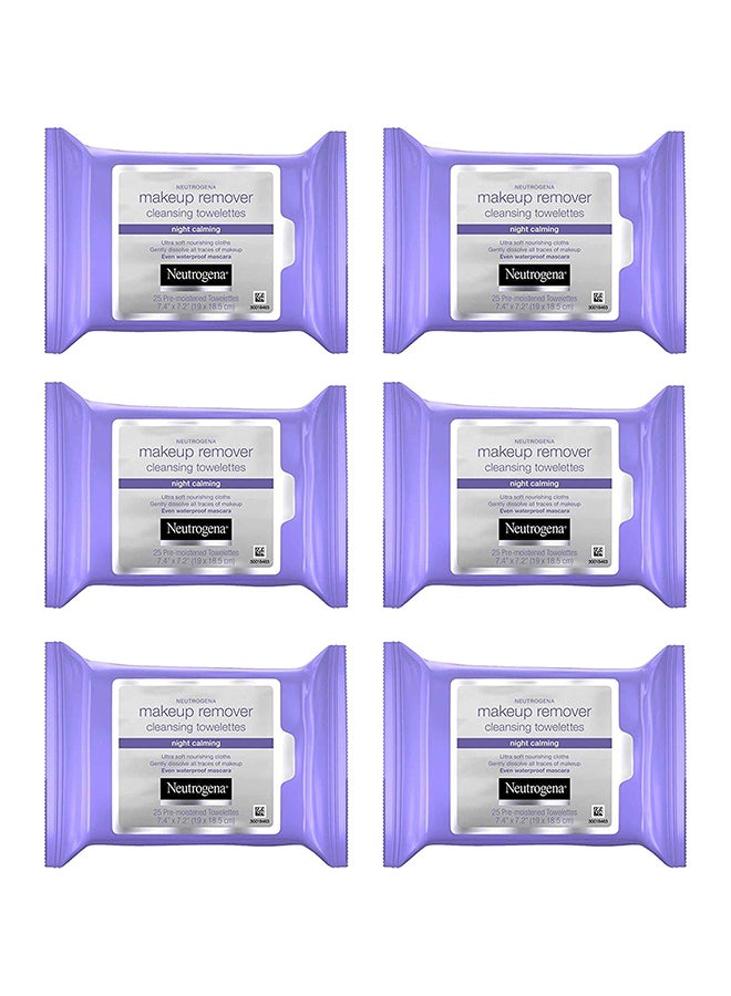 Neutrogena Pack Of 6 Ultra-Soft Makeup Remover Cleansing Towelette - Image 1