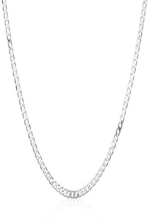 Generic 4MM Pole Chain  Plated Punk Chain for Men 22inchs  - Image 1