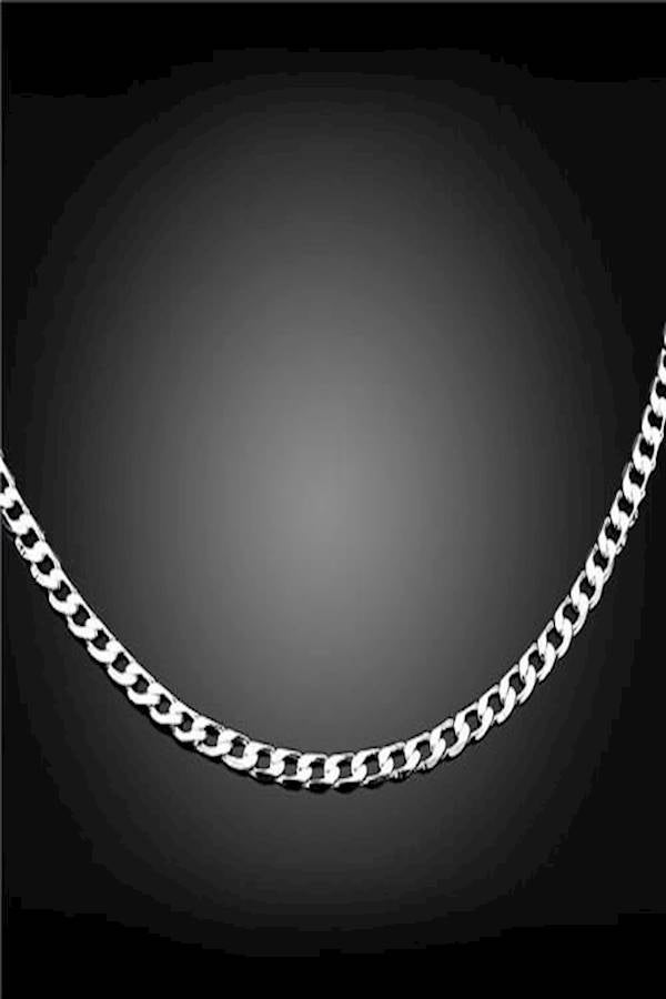 Generic 4MM Pole Chain  Plated Punk Chain for Men 22inchs  - Image 3
