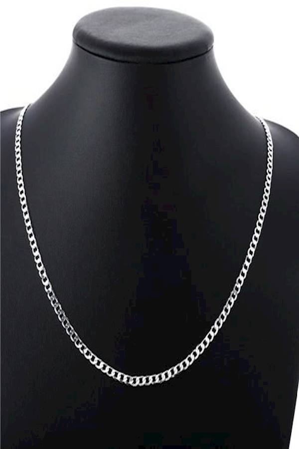 Generic 4MM Pole Chain  Plated Punk Chain for Men 22inchs  - Image 5