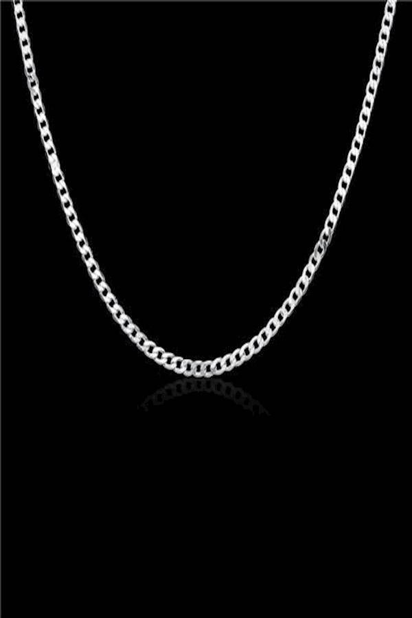 Generic 4MM Pole Chain  Plated Punk Chain for Men 22inchs  - Image 2