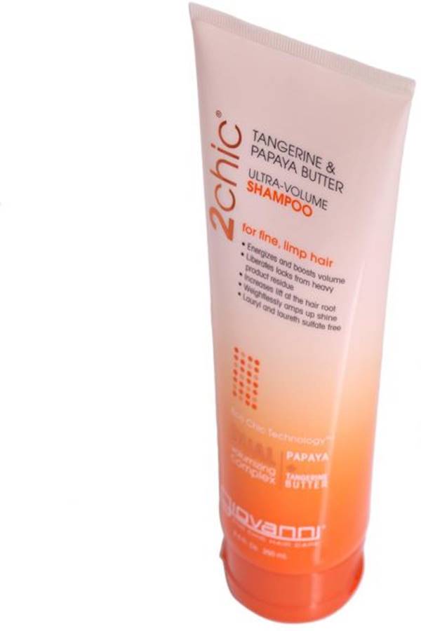 Giovanni 2Chic Ultra Volume Shampoo With Tangerine And Papaya Butter  - Image 2