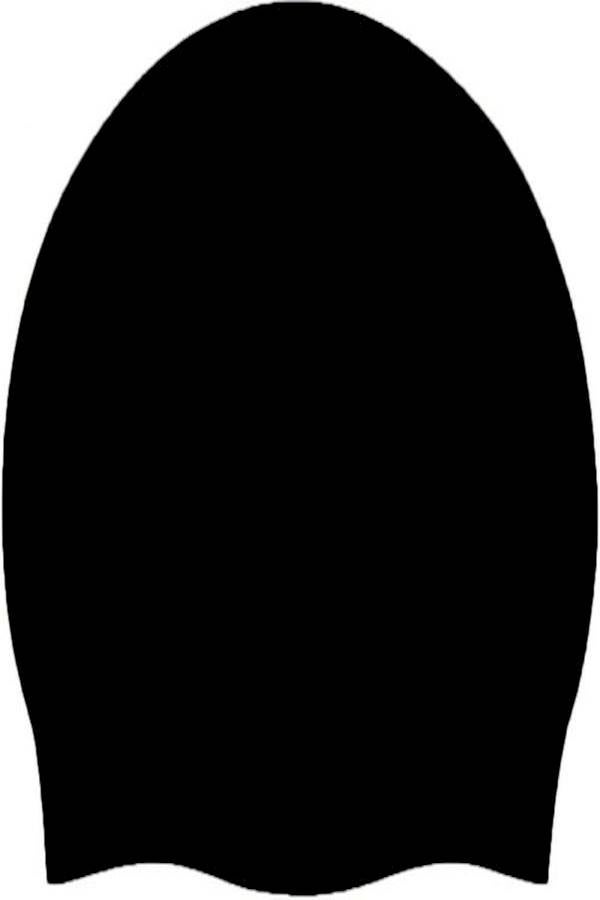 Generic Swimming Cap Plain Silicone Cap, Black 120grams