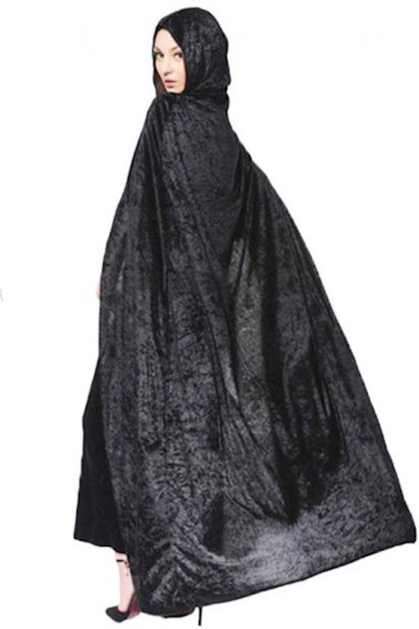 زي تنكري رداء ساحرة بغطاء للرأس - Image 2
