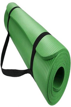 Generic 15mm Nonslip Yoga Sport Mat Exercise Fitness Pilates Workout Cushion Thick (Green) 
