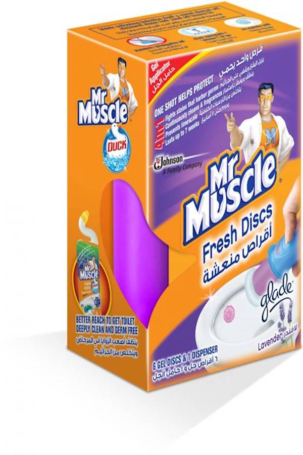 Mr Muscle - Toilet Fresh Discs With Lavender, 38 gm - Image 1