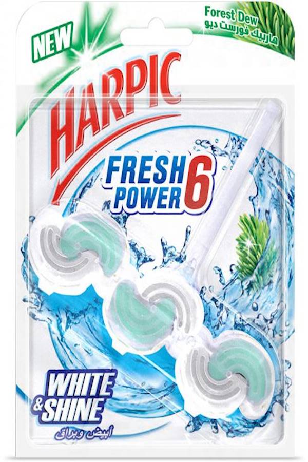 Harpic Fresh Power 6 Toilet Cleaner - Forest Dew, 39g - Image 1