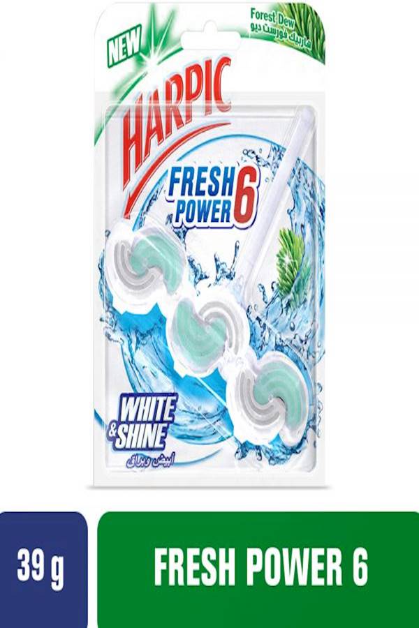 Harpic Fresh Power 6 Toilet Cleaner - Forest Dew, 39g - Image 2