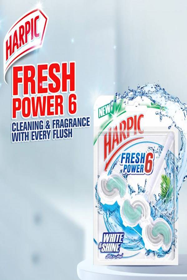 Harpic Fresh Power 6 Toilet Cleaner - Forest Dew, 39g - Image 4