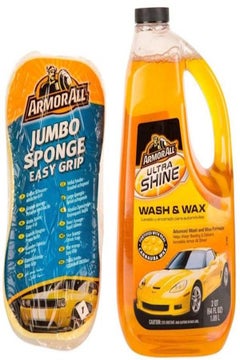 ARMOR ALL Ultra Shine Wash 1.89 L And Jumbo Sponge 