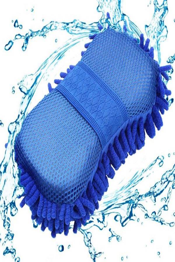 Generic Car Wash Glove Car Hand Soft Towel Microfiber Chenille Car Cleaning Sponge Block Car Washing Supplies- - Image 2