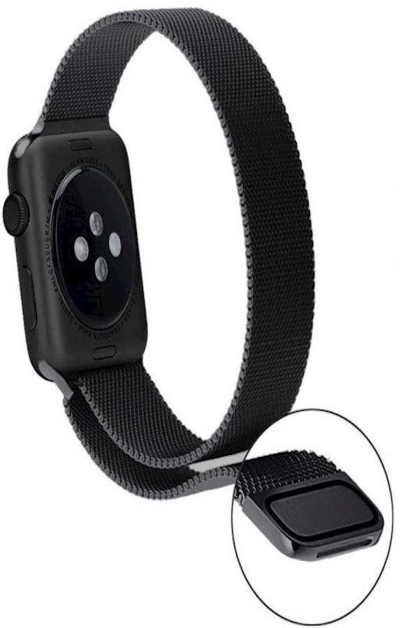Generic - Milanese Loop Watch Band For Apple Black - Image 1
