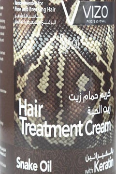 VIZO Snake Oil with Keratin Hair Treatment Cream, 1000 ml  - Image 3